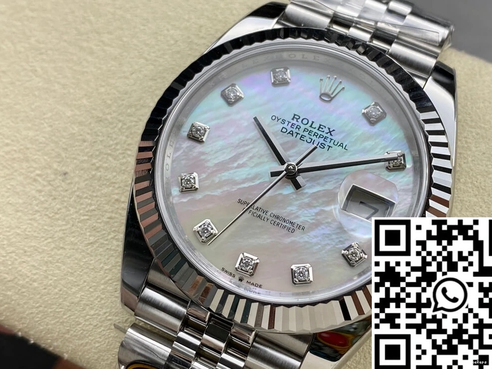 M126334-0020 Dial Factory Datejust Rolex Clean Mother-of-pearl 1007